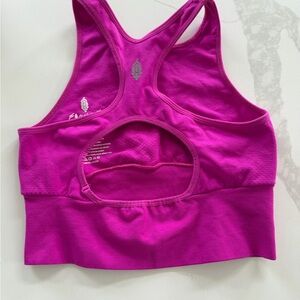 Free People Movement purple/pink sports bra